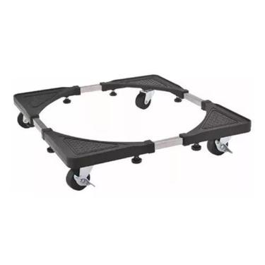 Imagem de Suporte De Geladeira-maquina De Lavar E Fogão Inox Rodinhas