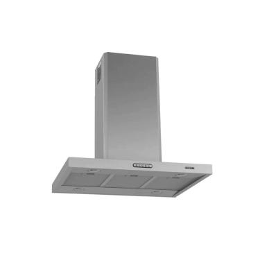 Imagem de Coifa Ilha 75cm Retangular Inox, 3 Velocidades, Painel Touch, Iluminação Led e Filtro de Carvão Ativado Fogatti