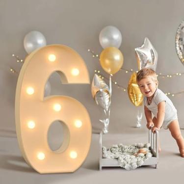 Imagem de Decoração De Casamento 4ft Marquee Up Letras Grandes Letras De Letreiro Led Sinal De Carta Para Festa Em Casa Bar Festival De Casamento Decorações De Aniversário Decoraçã, 6, 120CM