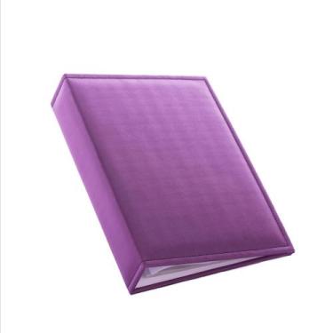Imagem de Album Para 500 Fotos 10X15 Couro Cost. Roxo Profundo Magico - Clip