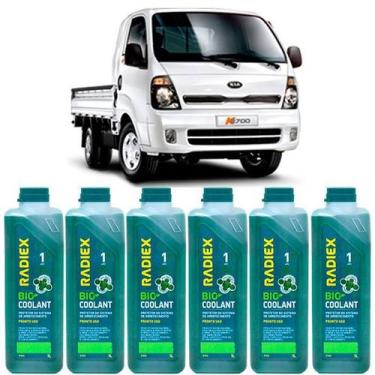 Imagem de Kit aditivo radiador bio coolant pronto para uso verde - kia k2500 - r