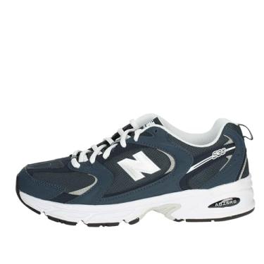 Imagem de New Balance Tênis feminino 574 V2 Essential, Azul/bege, 5 Toddler