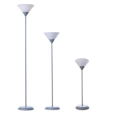 Imagem de Luminaria de Chao Poste Jardim Pedestal Luminaria Piso Abajur de Chão Techled (Cinza)