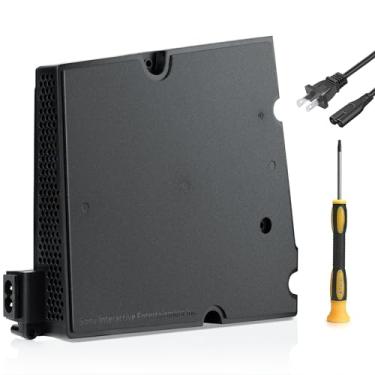 Imagem de AQIDAP Fonte de alimentação para PS5 Slim com Sony PlayStation 5 PS5 Slim CFI-2000 substituição da fonte do host do console com adaptador CA adaptador de alimentação de console com cabo de alimentação