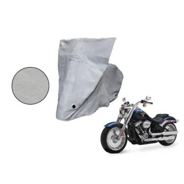 Imagem de Capa Proteção Moto Harley Davidson Fat Boy Cinza - Kahawai, cinza