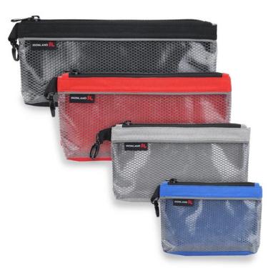 Imagem de Bolsas com zíper, bolsas de malha impermeável IRONLAND, pacote com 4