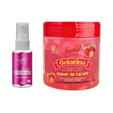 Imagem de Kit Gelatina Capilar e Serum Sophie Cosmetic