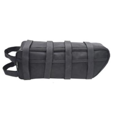 Imagem de Dynwave Bolsa de armazenamento para quadro de bicicleta, bolsa frontal para tubo superior, para bicicleta elétrica para telefone, Style C