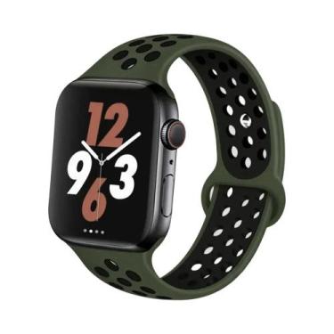 Imagem de Pulseiras De Silicone Para Apple Watch De 45mm, 44mm, 49mm, Ultra2, 40