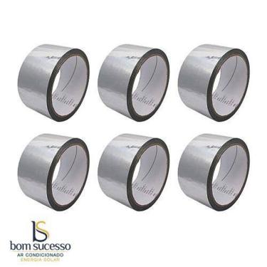 Imagem de Kit 6 Fita Aluminizada Cromada