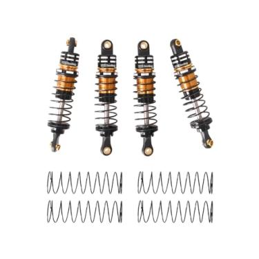 Imagem de KYX Racing CNC Alumínio usinado 52 mm Suspensão Dianteira Traseira Amortecedores Upgrades Peças Acessórios para 1/18 RC Crawler Car Traxxas TRX4M