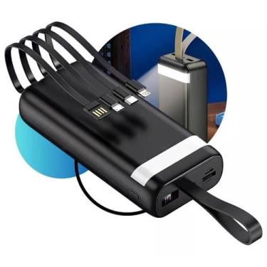 Imagem de Carregador Portátil 20000 mah Power Bank 3em1 Bateria Original - Power