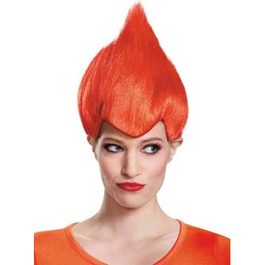 Imagem de Disguise – peruca adulta Troll azul escuro, Vermelho, One Size