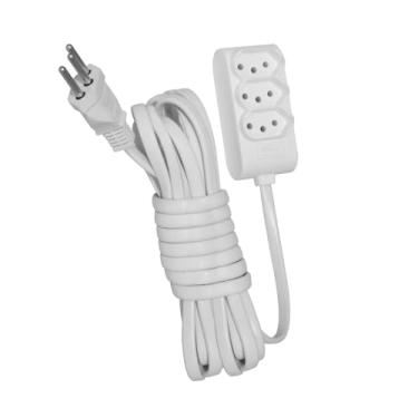 Imagem de EXTENSÃO ELÉTRICA SMART 3 TOMADAS COM CABO 3 METROS 10A 2P+T - FAME