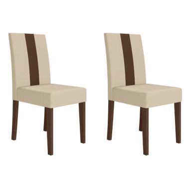 Imagem de Conjunto 2 Cadeiras Linea Lisa Poliman M?veis