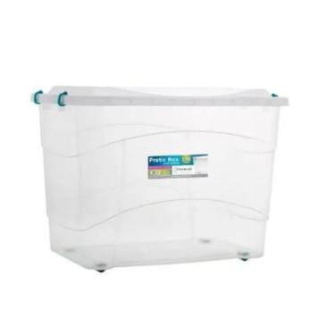 Imagem de Container Multiuso Rodinhas Organizadora Brinquedos 150L