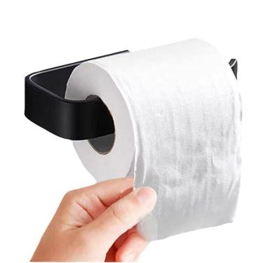 Imagem de Suporte Porta Papel Higienico De Parede Com Adesivo - 1 Unid