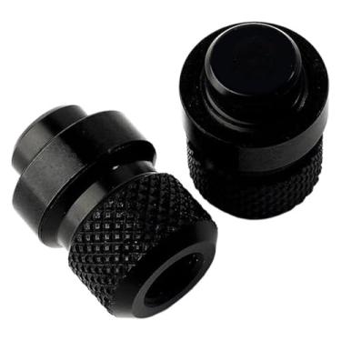 Imagem de Válvula de pneu de motocicleta CNC suporte lateral ampliador almofada compatível com F850GS F750GS F 750 850 GS Adventure 2018-2021 2022 (válvula de torre-preta)