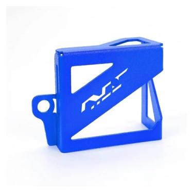 Imagem de NT1100 Acessórios Tampa do reservatório de fluido de freio traseiro protetor de copo de óleo compatível com NT1100 2021 NT 1100 2022 Nt1100 DCT 2023 (azul)