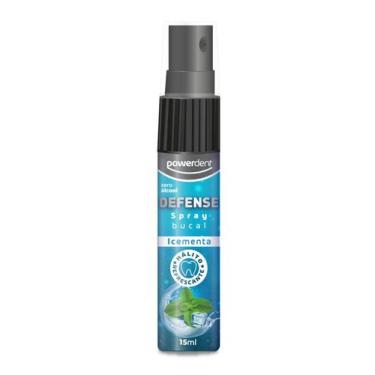 Imagem de Spray Bucal Defense Ice Menta 15ml Powerdent  Combate Mau Hálito com F