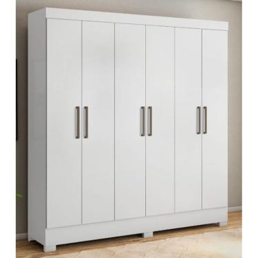 Imagem de Guarda Roupa 6 portas PRÁTICO BRANCO