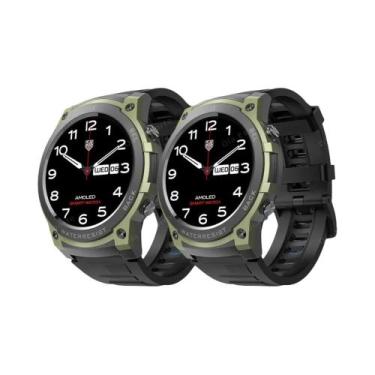 Imagem de Relógio Inteligente Masculino À Prova d'Água 5ATM Com GPS, Display AMO