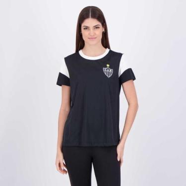 Imagem de Camisa Atlético Mineiro Estremecer Feminina Preta - Braziline, G
