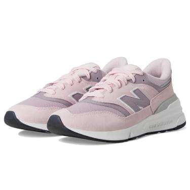 Imagem de New Balance Tênis unissex adulto 997r, açúcar rosa/vinho gelado, 15.5 Women/14 Men