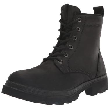 Imagem de ECCO Bota feminina de cano curto de renda impermeável Grainer, Preto, 11-11.5