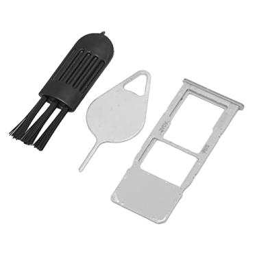 Imagem de RiToEasysports Porta de Substituição Profissional da Bandeja do Cartão SIM para A51 A515U - Fácil de Instalar para Os Proprietários de (Prata)