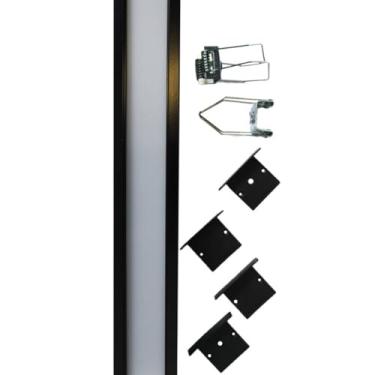 Imagem de Perfil para Fita LED Foxlux - Embutir - Preto - 50 X 35 X 3000mm