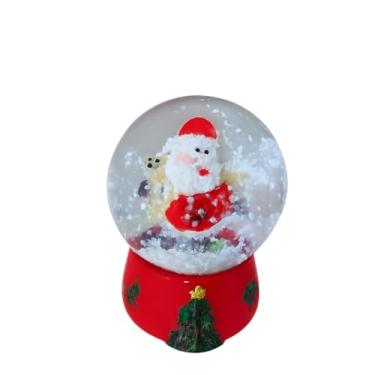 Imagem de Globo de Neve, Globo de Neve Natalino, Enfeite de Natal Mini Globo de Natal de Vidro Neve Decoração Presente(5 Globos)