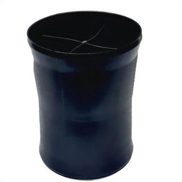 Imagem de Porta Linha Lata Redondo Plástico - ARV, Preto