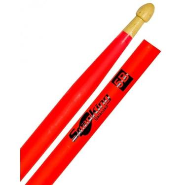 Imagem de Baqueta Spanking Linha Luminosa 5B Clássica Rosa Fluorescente (4114RS)