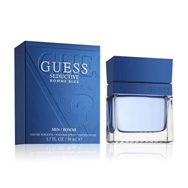 Imagem de Guess Seductive Blue Men/Homme Eau de Toilette Colônia Spray para homens, 1,7 fl.