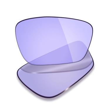 Imagem de Mryok Lentes de reposição UV400 para óculos Oakley Crosslink Sweep OX8031 55 mm, HD Polarized, proteção UV, resistente a impactos e ajuste perfeito - roxo claro baixo