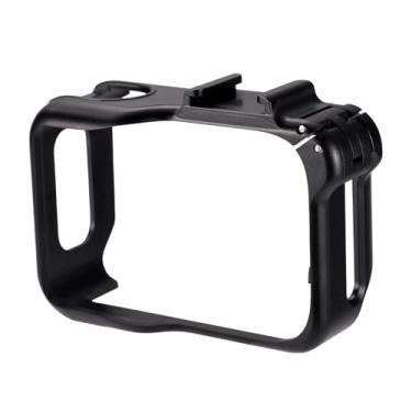 Imagem de Armação Gaiola de Proteção Compatível para Insta360 GO Ultra, Case Portátil para Câmera Digital Plástico Acessórios com Proteção Anti-Queda (Preto)