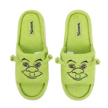 Imagem de Shrek Big Face Shrek Pantufa masculina aberta, Shrek Big Face Shrek Green, Medium