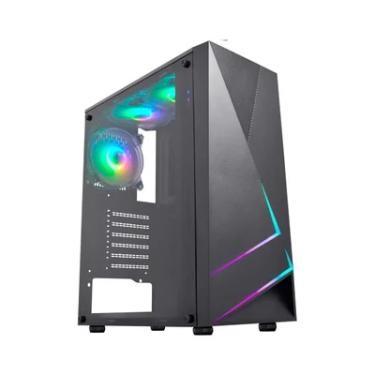 Imagem de Gabinete Gaming Kratos II, Preto LED, RGB, K-Mex - CG-45TP