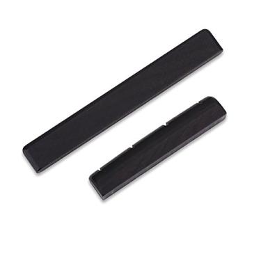 Imagem de Ukulele Nut, Ukulele Bridge Saddle And Nut Replacement Ebony Nut Saddle Para Guitarra Clássica Bandolim Banjo Ukulele, Ukulele Substituição Ukulele