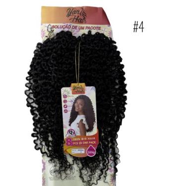 Imagem de Cabelo Orgânico Aplique Para Crochet Cacheado Cachos Lindos - MHAIR, C