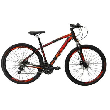 Imagem de Bicicleta Aro29 24v K7 Freio Hidráulico Preto/vermelho Tam19