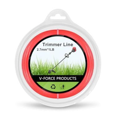 Imagem de UCINNOVATE Weed Eater String Heavy Duty, Square 0.3 cm x 197' Linha de Aparador, Corda de Nylon Flexível Weed Wacker para Aparadores de Corda, Cortadores de Relva, Cortadores de Escovas (2,7 mm × 60 m