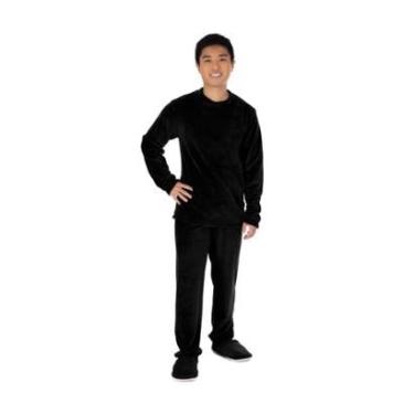 Imagem de Roupa De Dormir Juvenil Conjunto Pijama De Frio Menino-Masculino