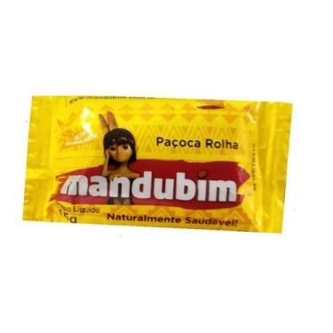 Imagem de Paçoca Embrulhada Caixa Com 100 1,5Kg Unidades Mandubim