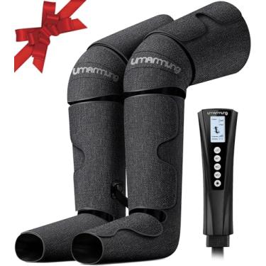 Imagem de UMARMUNG Presente para homens, mulheres, pai, mãe, dia das mães, dia dos pais, Natal, aniversário, massagista de compressão com calor para pés, pernas, joelhos, funciona para veias