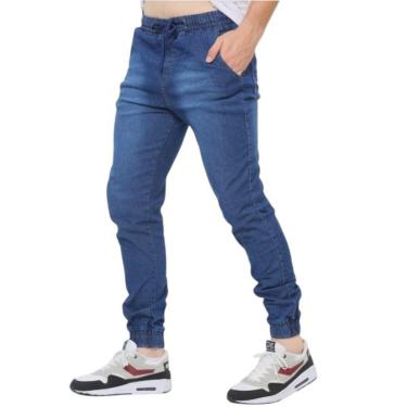 Imagem de Calça Jeans Masculina Jogger com Punho Elástico - Enfim-Masculino