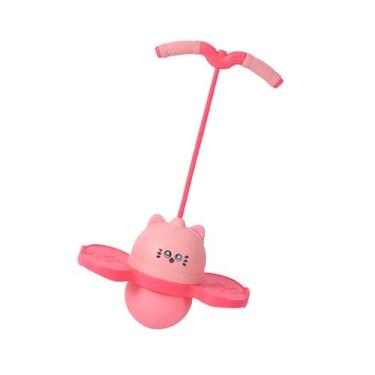 Imagem de Vaveren Bola de salto Pogo Bola quicando Crianças Adultos Meninas Pular Prancha Brinquedo de salto alto para jogo Treinamento corporal Assistente de treino, Rosa