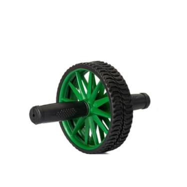 Imagem de Roda Abdominal Profissional com Almofada para Joelhos - Para Treino de Abdômen, Lombar, Costas e Exercícios Funcionais (VERDE)