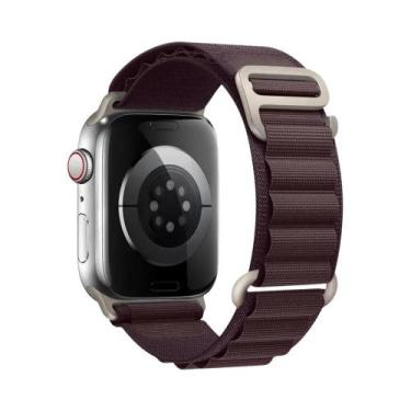 Imagem de Pulseiras De Relógio De Nylon Para Apple Watch Série 10 9 8 7 6 SE Ult
